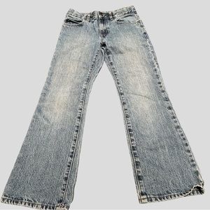 The Children's Place Bootcut Blue Jeans. Medium Blue, Boys Size 10.